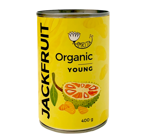 Organic Young Jackfruit in Brine AMRITA, 400 g 1