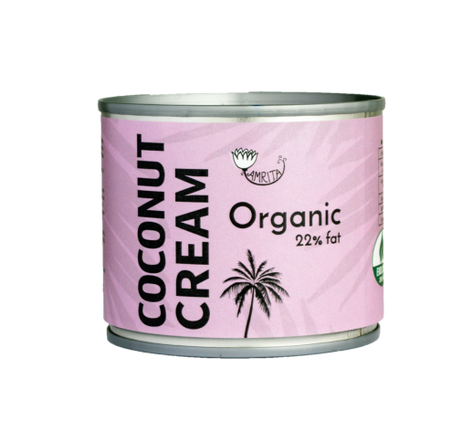 Organic Coconut Cream 22%, 200 ml (without label) 1