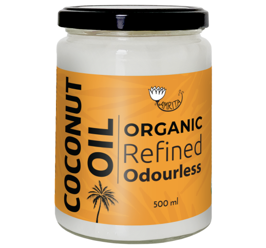 Organic refined coconut oil Amrita, 500 ml 1