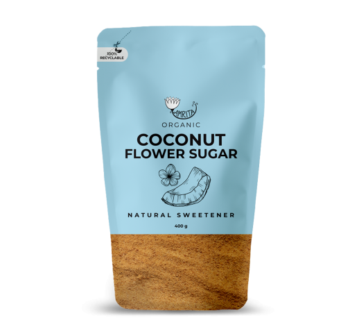 Organic Coconut Flower Sugar AMRITA, 400 g 1