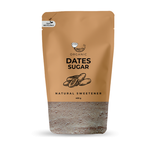 Organic date sugar AMRITA , 400g 1