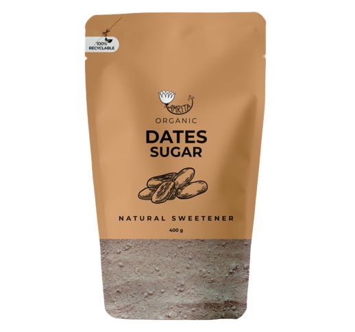 Organic date sugar AMRITA , 400g 1
