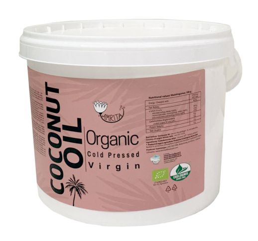 Organic Virgin Coconut Oil AMRITA, 3 L 1