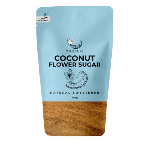 Organic Coconut Flower Sugar AMRITA, 400 g 1