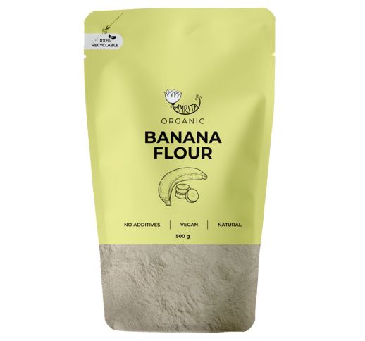Organic Banana Flour AMRITA, 500 g 1