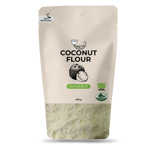Ekologiški kokosų miltai AMRITA, 400 g 1