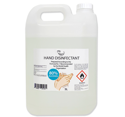 Hand Discificant made according to WHO formula AMRITA, 5 l 1