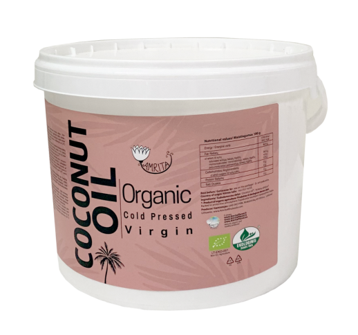 Organic Virgin Coconut Oil AMRITA, 3 L 1