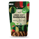 Ekologiški džiovinti minkšti bananai AMRITA, 250 g 2
