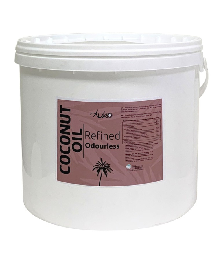 Refined Coconut Oil AUKSO, 10 L 1