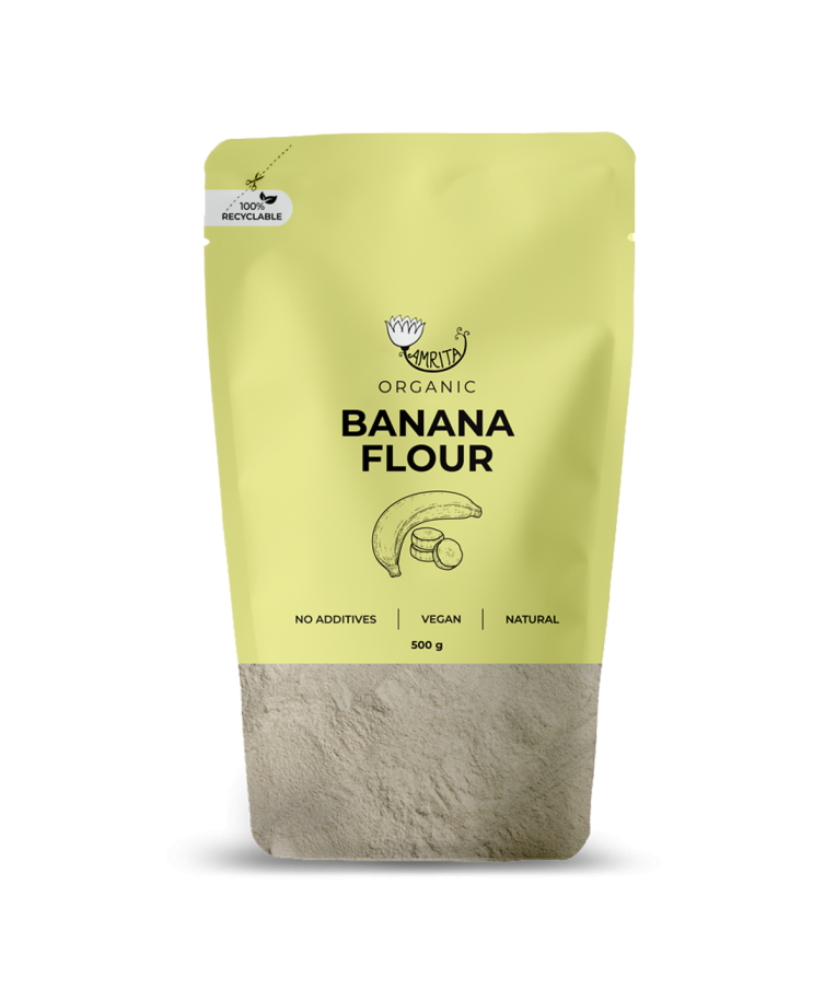 Organic Banana Flour AMRITA, 500 g 1