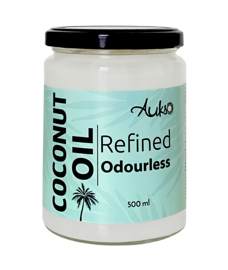 Refined coconut oil AUKSO, 500 ml 1