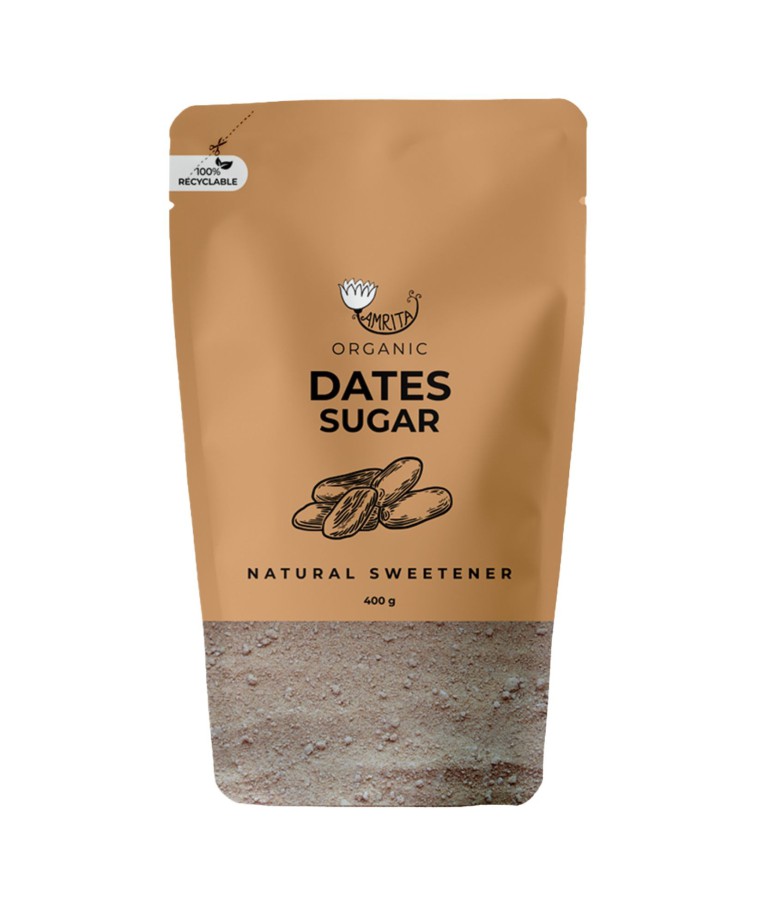 Organic date sugar AMRITA , 400g 1