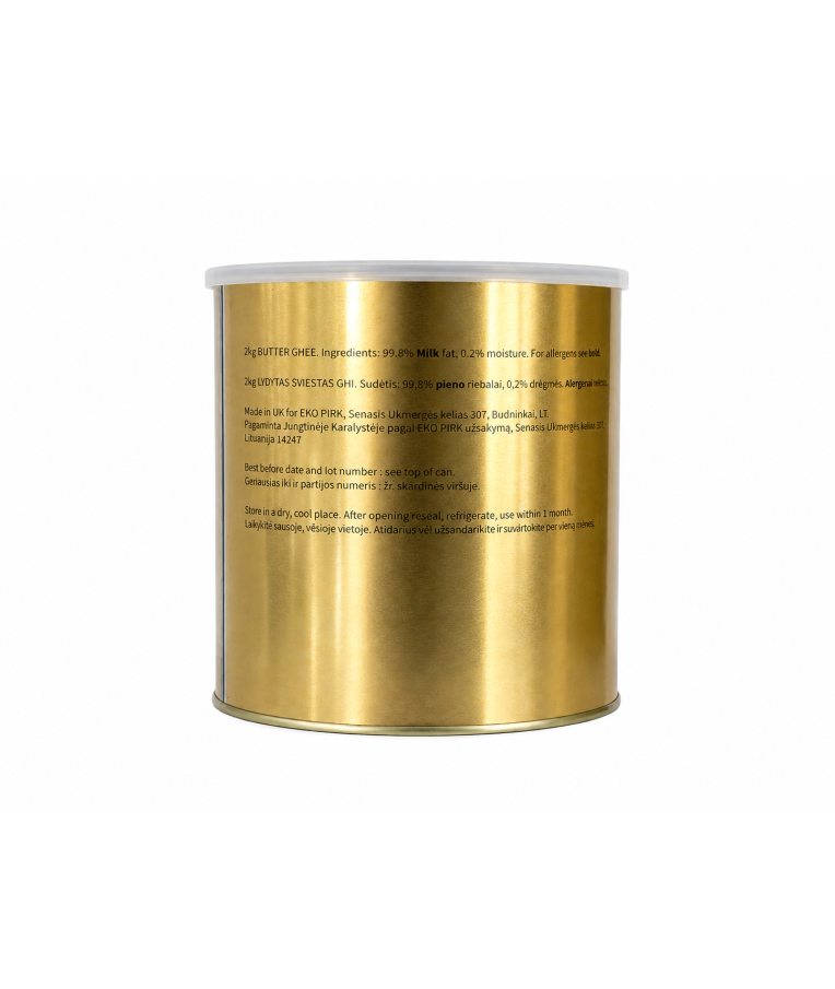 Cow Butter Ghee AMRITA, 2kg (Damaged packaging) 2