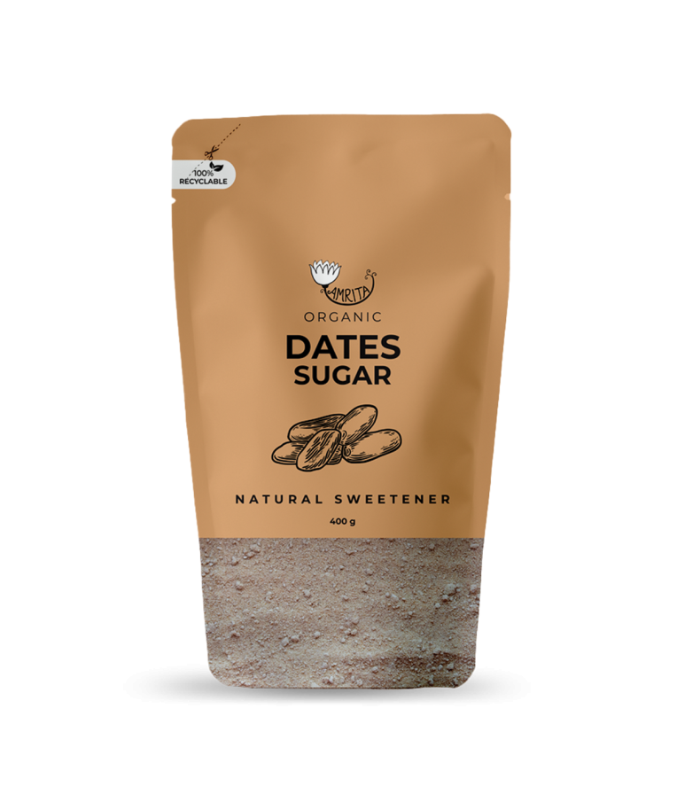 Organic date sugar AMRITA , 400g 1