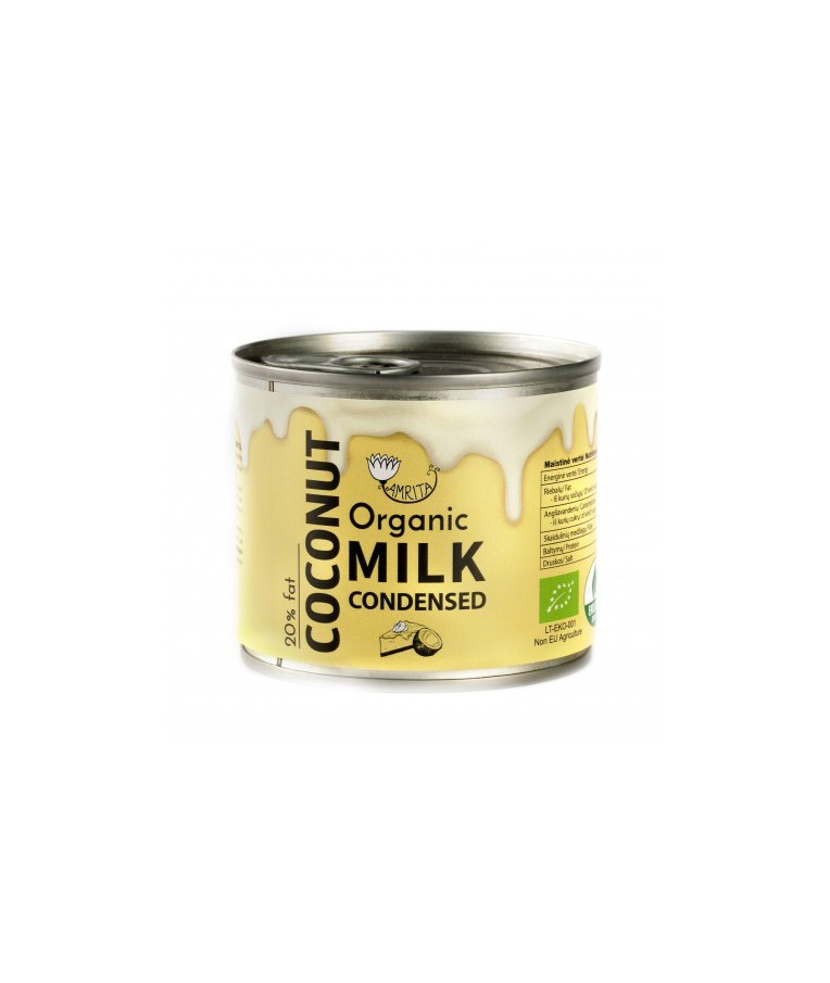 Organic Condensed Coconut Milk 20% , 200 ml 1