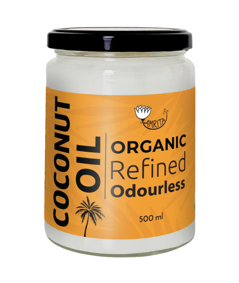 Organic refined coconut oil Amrita, 500 ml 1