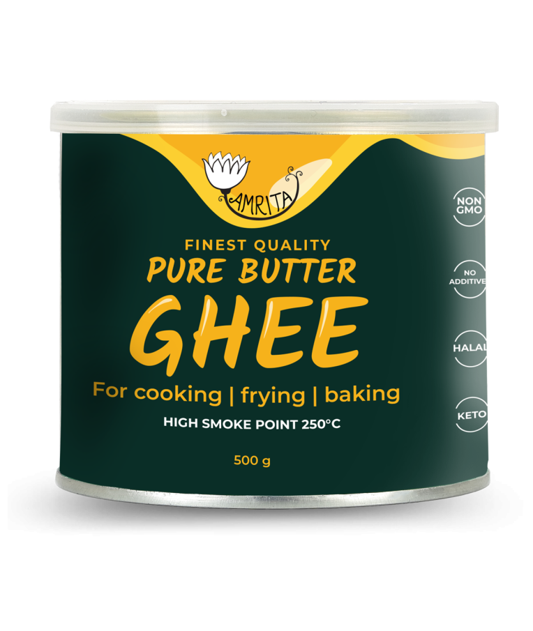 Cow Butter Ghee AMRITA, tins 500 g 1