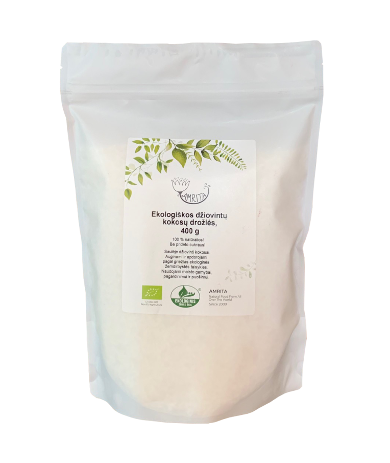 Organic Desiccated Coconut AMRITA, 400g 1