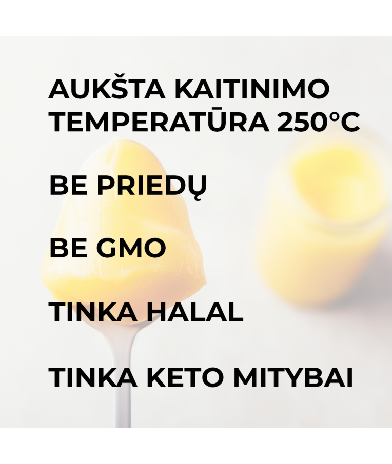 Lydytas Ghi sviestas  AMRITA, 500 g 2