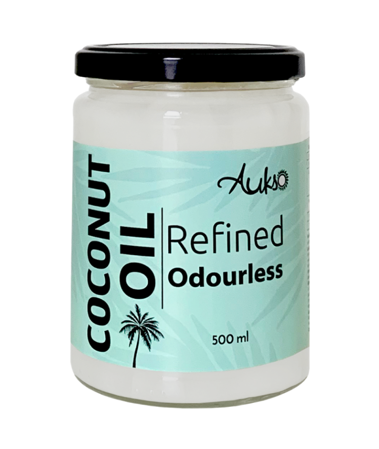 Refined coconut oil AUKSO, 500 ml 1