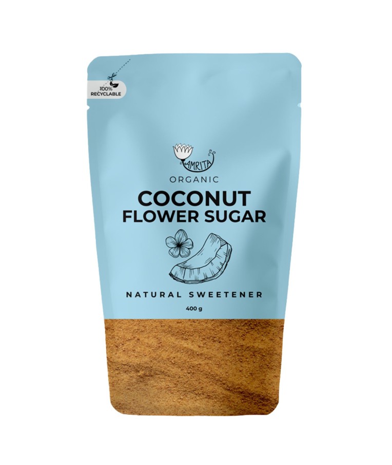 Organic Coconut Flower Sugar AMRITA, 400 g 1