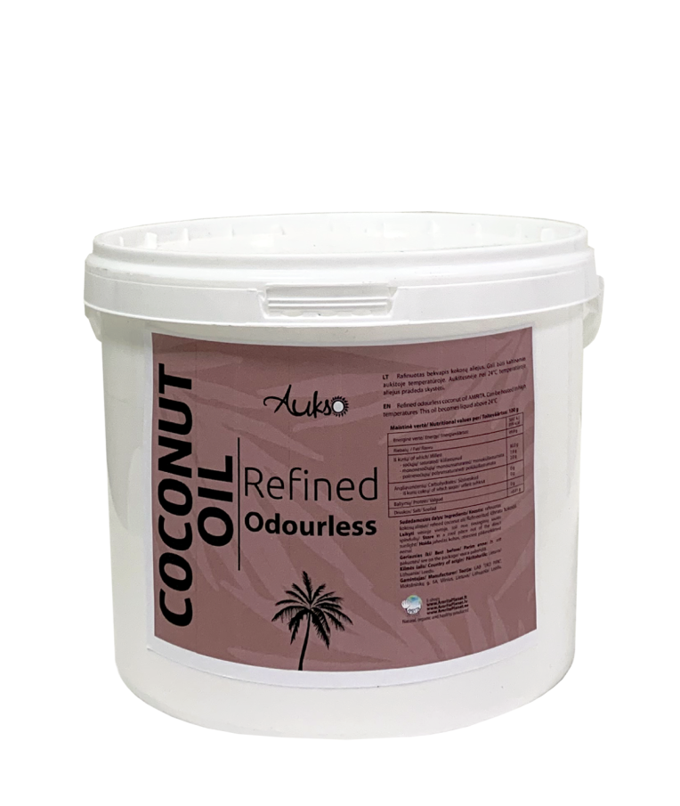 Refined Coconut Oil AUKSO, 3 L 1